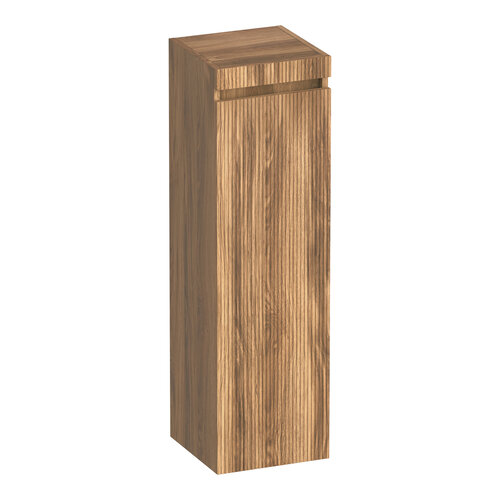 Brauer Joy Wavy hoge kast 120 met 1 deur greeploos | Honey | Links Brauer Brauer Joy Wavy hoge kast 120 met 1 deur greeploos | Honey | Links