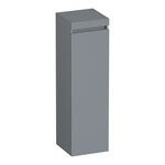 Brauer Joy Wavy hoge kast 120 met 1 deur greeploos | Mat grijs | Links Brauer Brauer Joy Wavy hoge kast 120 met 1 deur greeploos | Mat grijs | Links