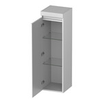 Brauer Brauer Joy Wavy hoge kast 120 met 1 deur greeploos | Mat wit | Links