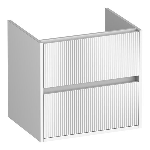 Brauer Adore Wavy onderkast | Mat wit | 60 cm | 1 Brauer Brauer Adore Wavy onderkast | Mat wit | 60 cm | 1