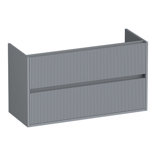 Brauer Adore Wavy onderkast ondiep | Mat grijs | 100 cm Brauer Brauer Adore Wavy onderkast ondiep | Mat grijs | 100 cm