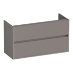 Brauer Adore Wavy onderkast ondiep | Mat taupe | 100 cm Brauer Brauer Adore Wavy onderkast ondiep | Mat taupe | 100 cm