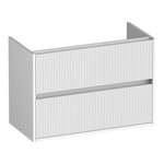 Brauer Adore Wavy onderkast ondiep | Mat wit | 80 cm Brauer Brauer Adore Wavy onderkast ondiep | Mat wit | 80 cm