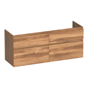 Brauer Brauer Delight onderkast 120 met 4 softclose lades greeploos en 2 sifon uitsparingen | Honey Brauer Delight onderkast 120 met 4 softclose lades greeploos en 2 sifon uitsparingen | Honey