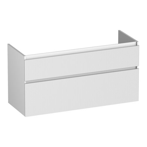 Brauer Delight Wavy onderkast | Mat wit | 120 cm | 1 Brauer Brauer Delight Wavy onderkast | Mat wit | 120 cm | 1