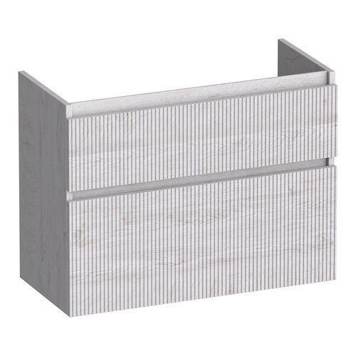 Brauer Delight Wavy onderkast ondiep | Forest Seashell | 80 cm Brauer Brauer Delight Wavy onderkast ondiep | Forest Seashell | 80 cm