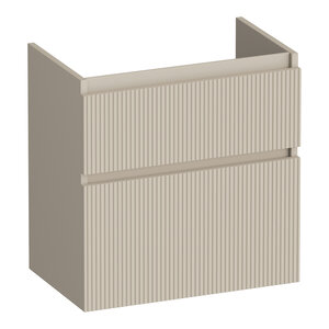 Brauer Brauer Delight Wavy onderkast ondiep | Mat beige | 60 cm Brauer Delight Wavy onderkast ondiep | Mat beige | 60 cm
