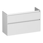 Brauer Delight Wavy onderkast ondiep | Mat wit | 100 cm Brauer Brauer Delight Wavy onderkast ondiep | Mat wit | 100 cm