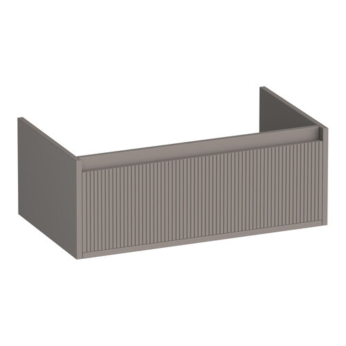 Brauer Hope Wavy onderkast | Mat taupe | 80 cm | 1 Brauer Brauer Hope Wavy onderkast | Mat taupe | 80 cm | 1