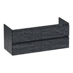 Brauer Brauer Joy Edge onderkast 120 met 4 softclose lades greeploos en 2 sifon uitsparingen | Damascus