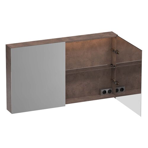 Brauer Brauer Impress Deluxe spiegelkast | Erosion | 120 cm | Ja