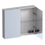 Brauer Impress Deluxe spiegelkast | Forest Seashell | 100 cm | Links en rechts Brauer Brauer Impress Deluxe spiegelkast | Forest Seashell | 100 cm | Links en rechts