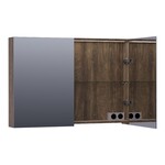 Brauer Brauer Impress Deluxe spiegelkast | Grove | 100 cm | Ja