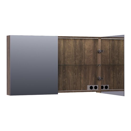 Brauer Brauer Impress Deluxe spiegelkast | Grove | 120 cm | Ja