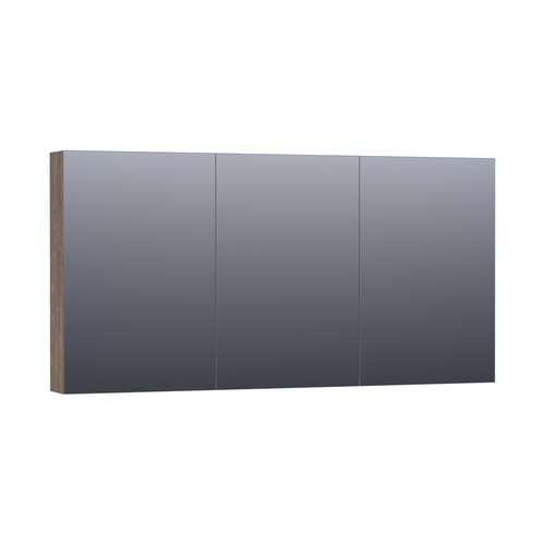 Brauer Brauer Impress Deluxe spiegelkast | Grove | 140 cm | Ja