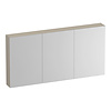 Brauer Impress Deluxe spiegelkast | Mat beige | 80 cm | Links en rechts
