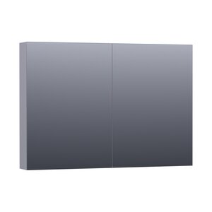 Brauer Brauer Impress Deluxe spiegelkast | Mat grijs | 60 cm | Links Brauer Impress Deluxe spiegelkast | Mat grijs | 60 cm | Links