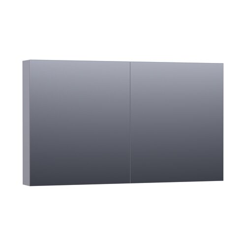 Brauer Impress Deluxe spiegelkast | Mat grijs | 60 cm | Rechts Brauer Brauer Impress Deluxe spiegelkast | Mat grijs | 60 cm | Rechts