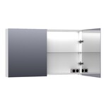 Brauer Brauer Impress Deluxe spiegelkast | Mat wit | 120 cm | Ja
