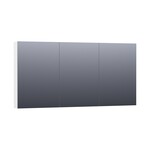 Brauer Brauer Impress Deluxe spiegelkast | Mat wit | 140 cm | Ja