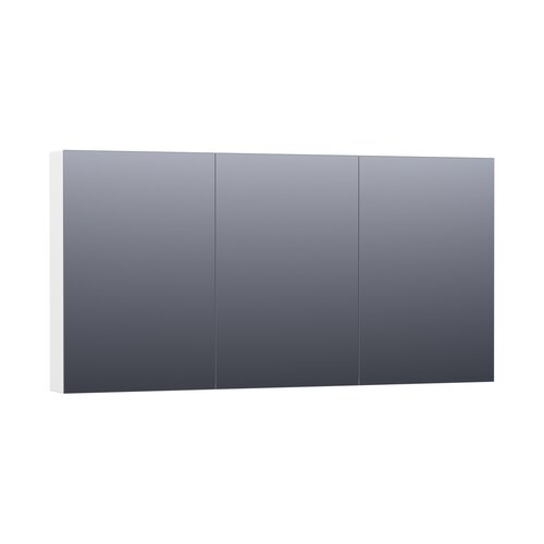 Brauer Brauer Impress Deluxe spiegelkast | Mat wit | 140 cm | Ja