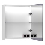 Brauer Brauer Impress Deluxe spiegelkast | Mat wit | Rechts | Ja
