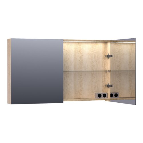 Brauer Brauer Impress Deluxe spiegelkast | Sunlit | 120 cm | Ja