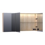 Brauer Brauer Impress Deluxe spiegelkast | Sunlit | 140 cm | Ja