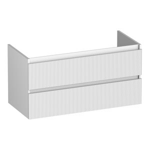 Brauer Brauer Joy Wavy onderkast | Mat wit | 100 cm | 1 Brauer Joy Wavy onderkast | Mat wit | 100 cm | 1