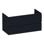 Brauer Brauer Joy Wavy onderkast | Mat zwart | 100 cm | 1