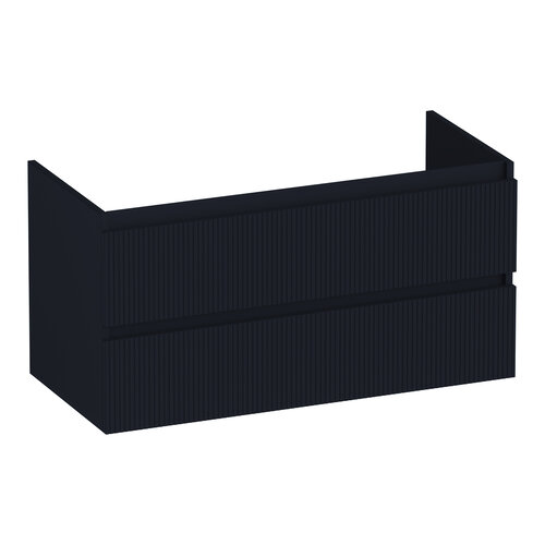 Brauer Brauer Joy Wavy onderkast | Mat zwart | 100 cm | 1