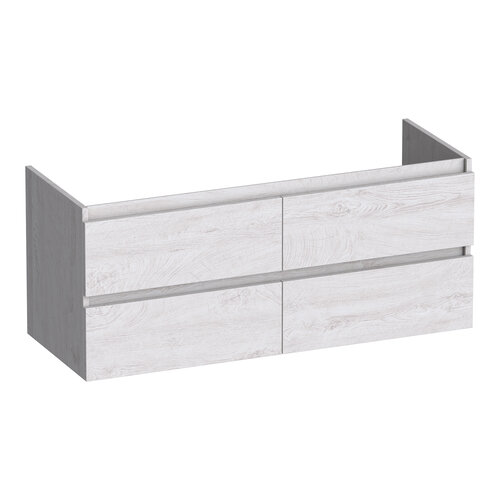 Brauer Brauer Joy onderkast 4 lades - 2 uitsparingen - 119x45,5cm - MFC - forest seashell | 4 | 2 | 119cm | Forest Seashell