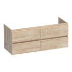 Brauer Brauer Joy onderkast 4 lades - 2 uitsparingen - 119x45,5cm - MFC - forest wheat | 4 | 2 | 119cm | Forest Wheat