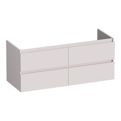 Brauer Brauer Joy onderkast 4 lades - 2 uitsparingen - 119x45,5cm - MDF - mat zand | 4 | 2 | 119cm | Mat zand