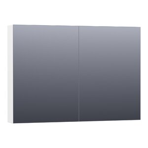 Brauer Brauer Impress spiegelkast | Mat wit | 100 cm | Nee Brauer Impress spiegelkast | Mat wit | 100 cm | Nee