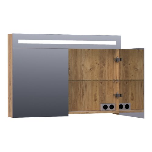 Brauer Brauer Promise Deluxe spiegelkast | Chateau | 100 cm | Dubbelzijdig