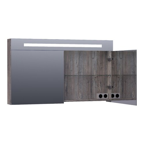 Brauer Promise Deluxe spiegelkast | Driftwood | 60 cm | Rechts Brauer Brauer Promise Deluxe spiegelkast | Driftwood | 60 cm | Rechts