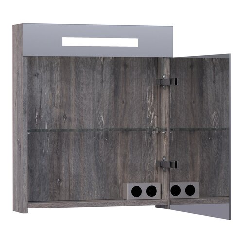 Brauer Promise Deluxe spiegelkast | Driftwood | 140 cm | Links en rechts Brauer Brauer Promise Deluxe spiegelkast | Driftwood | 140 cm | Links en rechts