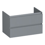 Brauer Joy Wavy onderkast | Mat grijs | 80 cm | 1 Brauer Brauer Joy Wavy onderkast | Mat grijs | 80 cm | 1