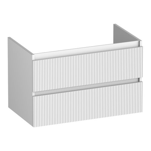 Brauer Joy Wavy onderkast | Mat wit | 80 cm | 1 Brauer Brauer Joy Wavy onderkast | Mat wit | 80 cm | 1