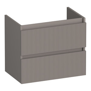 Brauer Brauer Joy Wavy onderkast ondiep | Mat taupe | 60 cm Brauer Joy Wavy onderkast ondiep | Mat taupe | 60 cm