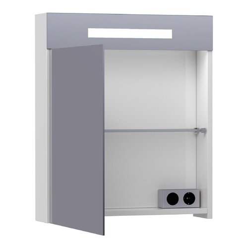 Brauer Promise Deluxe spiegelkast | Glans wit | 120 cm | Links en rechts Brauer Brauer Promise Deluxe spiegelkast | Glans wit | 120 cm | Links en rechts