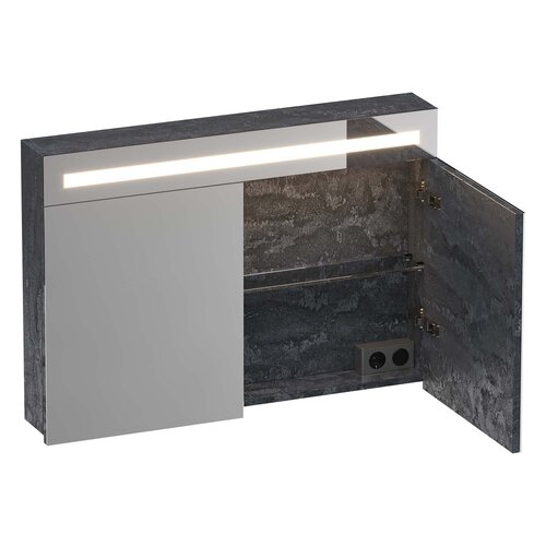 Brauer Brauer Promise spiegelkast | Damascus | 100 cm | Enkelzijdig