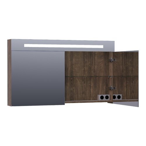 Brauer Brauer Promise Deluxe spiegelkast | Grove | 120 cm | Dubbelzijdig