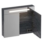 Brauer Brauer Promise spiegelkast | Damascus | 80 cm | Enkelzijdig