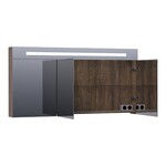 Brauer Brauer Promise Deluxe spiegelkast | Grove | 140 cm | Dubbelzijdig