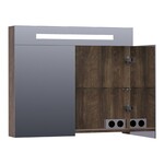 Brauer Brauer Promise Deluxe spiegelkast | Grove | 80 cm | Dubbelzijdig