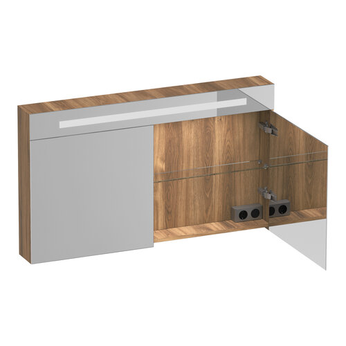 Brauer Brauer Promise Deluxe spiegelkast | Honey | 120 cm | Dubbelzijdig