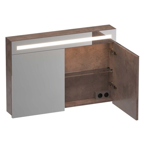 Brauer Brauer Promise spiegelkast | Erosion | 100 cm | Enkelzijdig