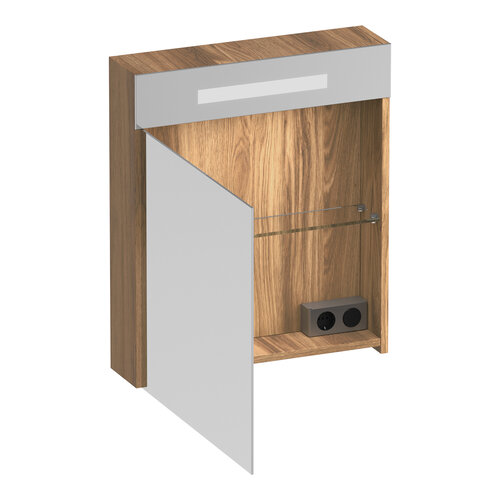 Brauer Brauer Promise Deluxe spiegelkast | Honey | Links | Dubbelzijdig